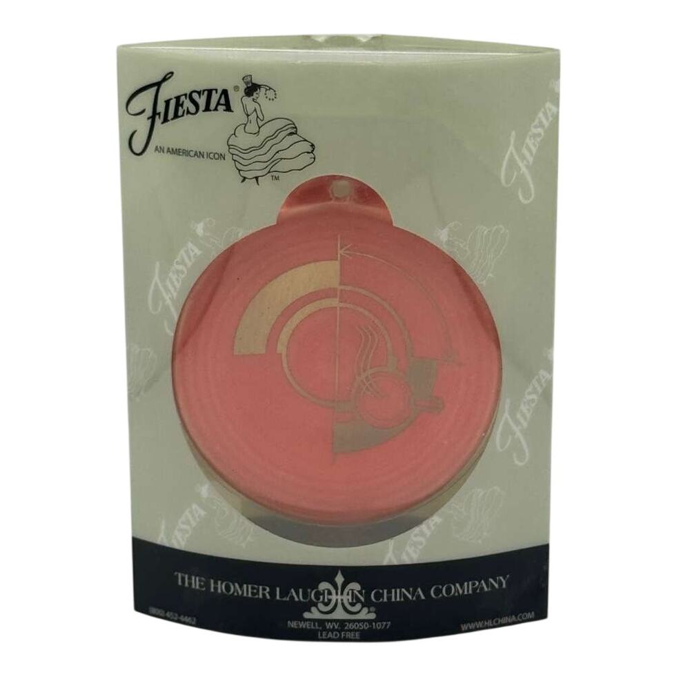 Fiesta HLCCA 2019 Member Exclusive Ltd Ed Coral Ceramic Ornament Box New